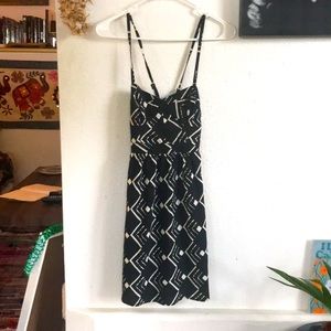 Black and white cross cross dress